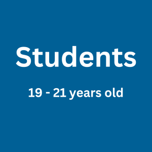 Student Pass ages 19-21