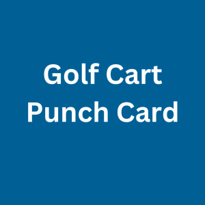 2026 Golf Cart Punch Card